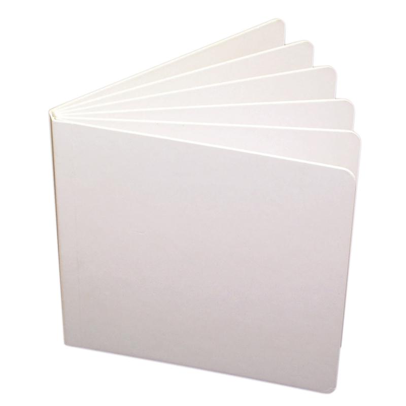 Hardcover Blank Book, 8 x 6 Landscape, White - ASH10703, Ashley  Productions