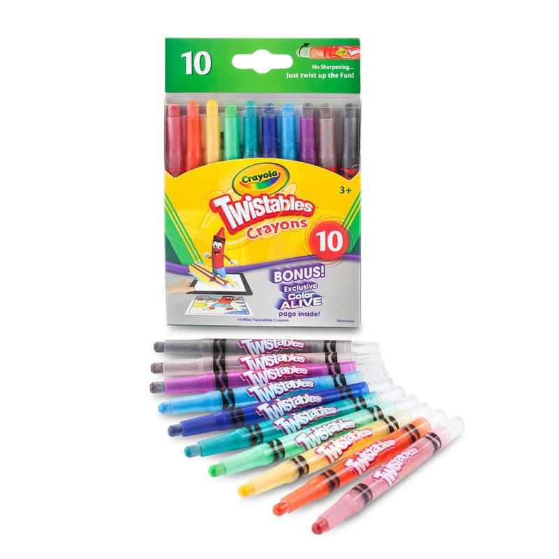Twist Crayons Assorted 5 Pack