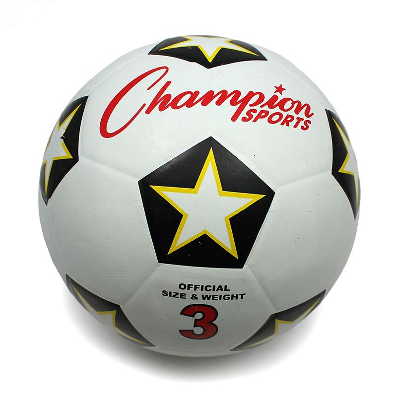 Knowledge Tree Champion Sports Rubber Soccer Ball Size 3