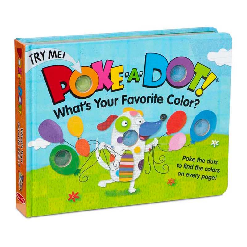 Melissa & Doug Children's Book - Poke-a-Dot: What's Your Favorite Color  (Board Book with Buttons to Pop) 