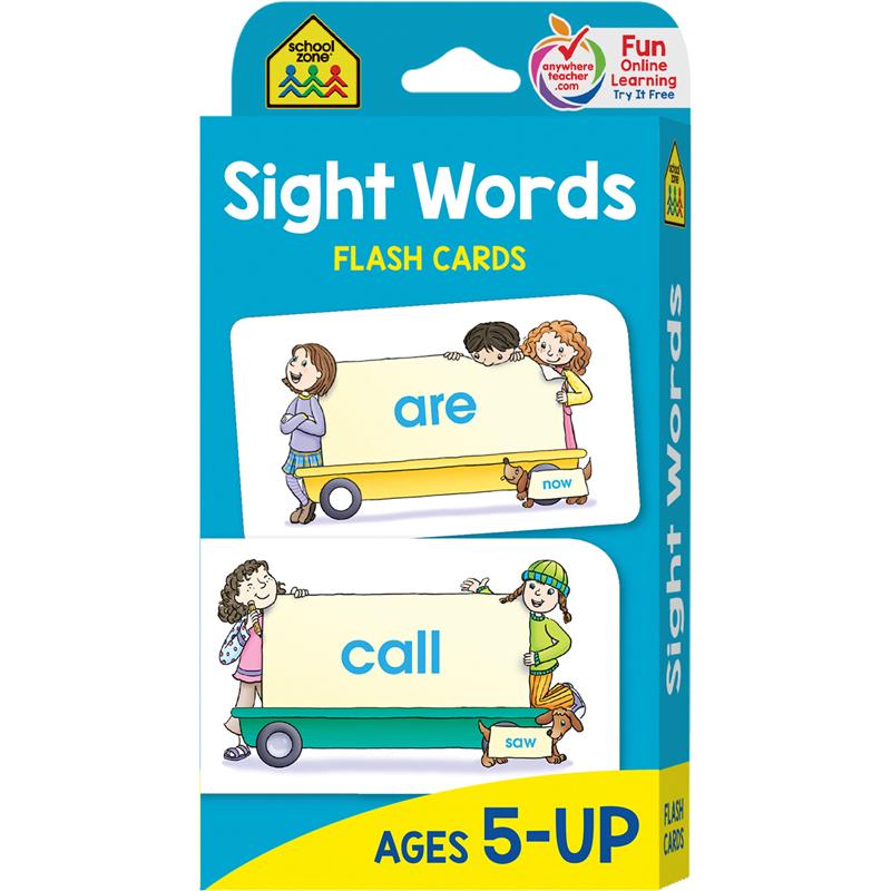 Knowledge Tree School Zone Publishing Sight Words Flash Cards