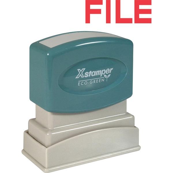 Xstamper FILE Title Stamp - Message Stamp - 