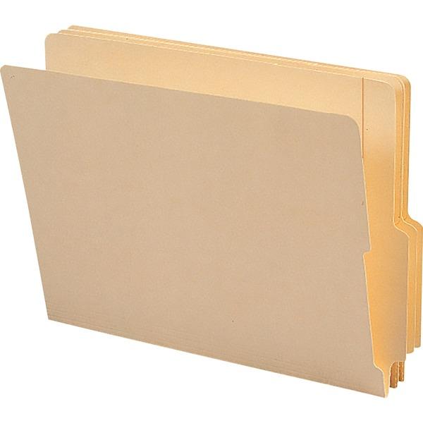 Smead End Tab File Folders with Shelf-Master Reinforced Tab - Letter - 8 1/2