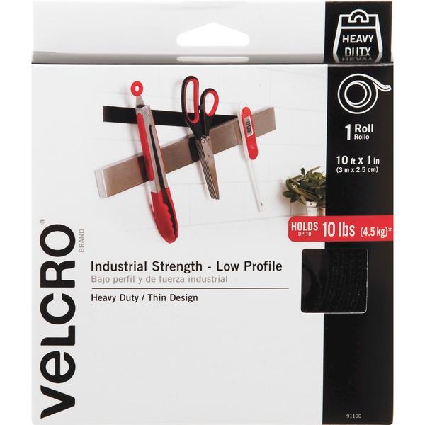 VELCRO Brand ONE-WRAP Ties 8in x 1/4in Ties, Black - 25 ct.