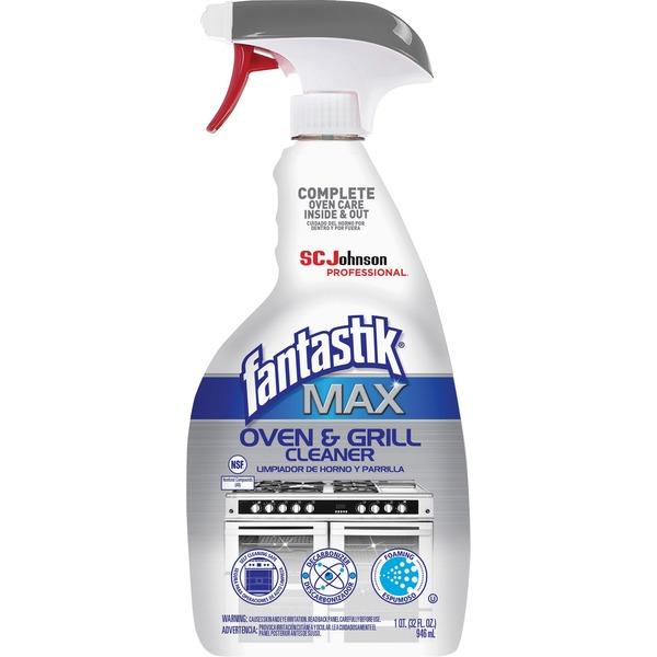 fantastik® Max Oven & Grill Cleaner - Foam Spray - 32 fl oz (1 quart) - 1 Each - Clear