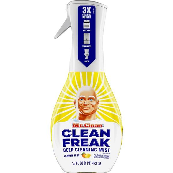 Mr. Clean Deep Cleaning Mist - Spray - 16 fl oz (0.5 quart) - Lemon Zest Scent - 6 / Carton - Multi