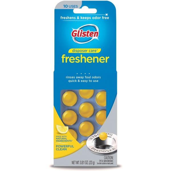 Glisten Disposer Care Freshener - Tablet - 0.81 oz - 10 / Pack