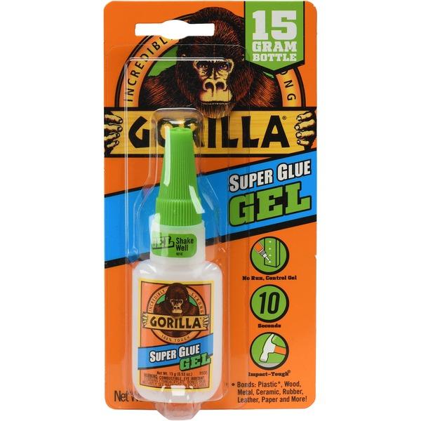 Gorilla Super Glue Gel - 0.53 oz - 1 Each - Clear