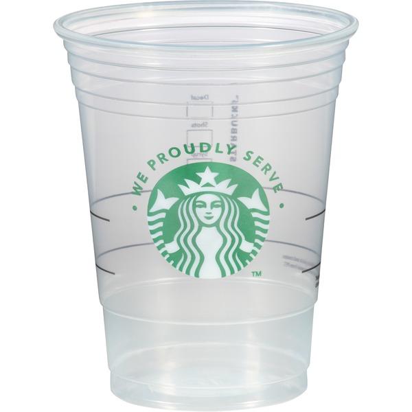 We Proudly Serve Cold Cups - 16 fl oz - 1000 / Carton - Clear, Green - Polypropylene - Cold Drink