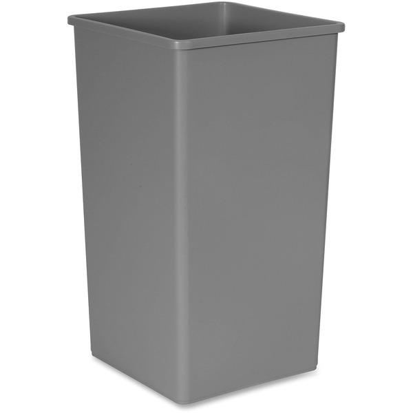 Rubbermaid Commercial 50-Gallon Square Container - 50 gal Capacity - Square - Crack Resistant, Durable, Compact, Rugged - 34.3