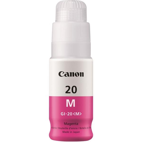 Canon Canon GI-20 MegaTank Ink - Inkjet - Magenta - 1 Each