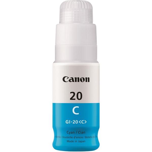 Canon Canon GI-20 MegaTank Ink - Inkjet - Cyan - 1 Each