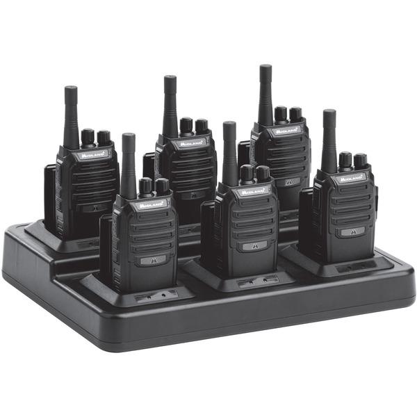 Midland BR200X6BGC BizTalk Bundle - 16 Radio Channels - 142 - 2 W - Lithium Ion (Li-Ion)