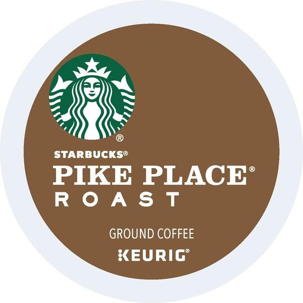 Starbucks Pike Place Roast K-Cup - Pike Place Roast, Cocoa, Nut - Medium - 24 / Box