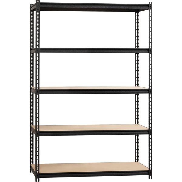 Lorell 2,300 lb Capacity Riveted Steel Shelving - 72