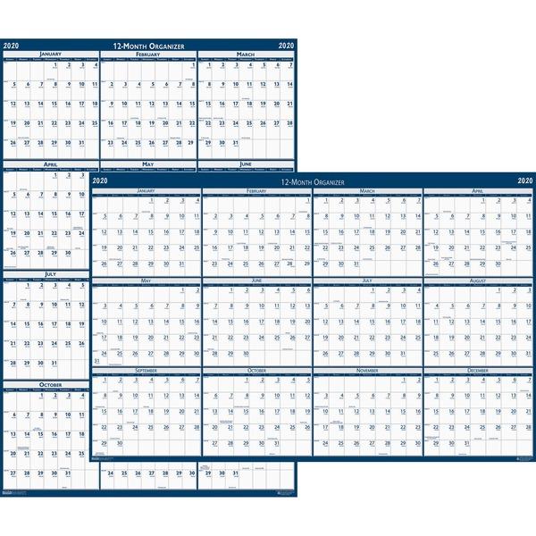 House of Doolittle Laminated Reversible Planner - Professional - Julian Dates - Monthly - 1 Year - Jan. 2025 - Dec. 2025 - 24