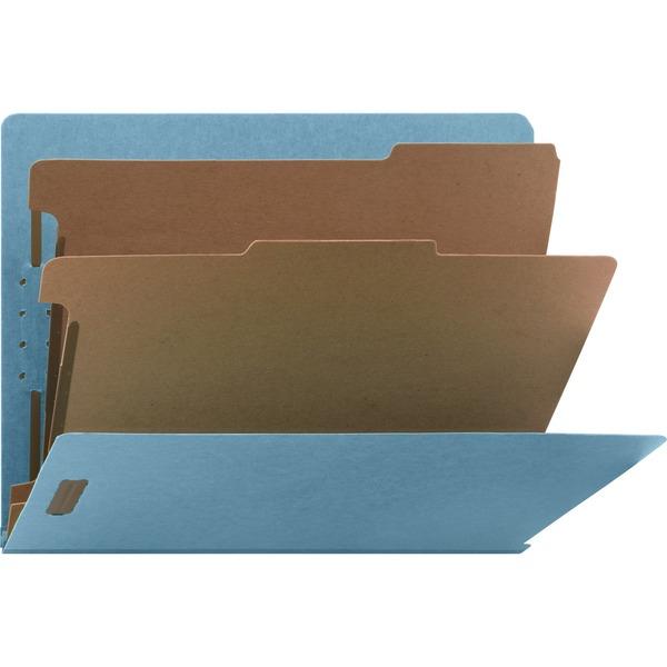 Nature Saver Recycled End Tab Classification Folders - Letter - 8 1/2