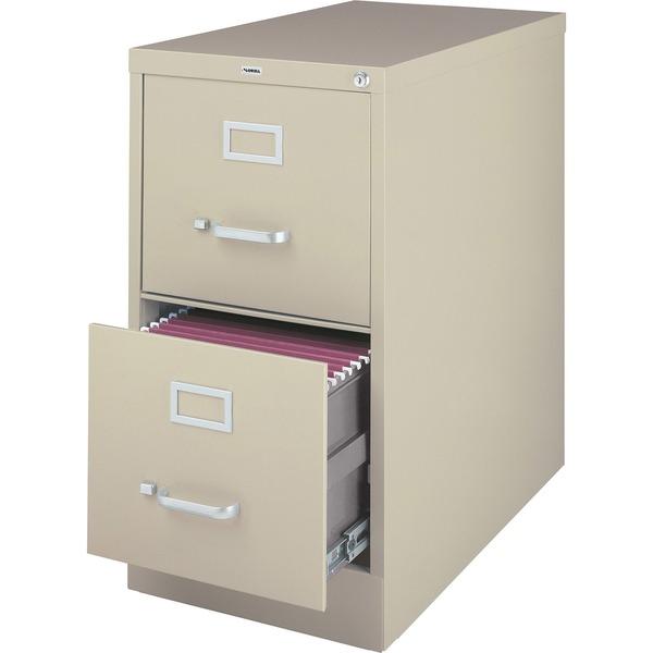 Lorell Vertical File Cabinet - 2-Drawer - 18