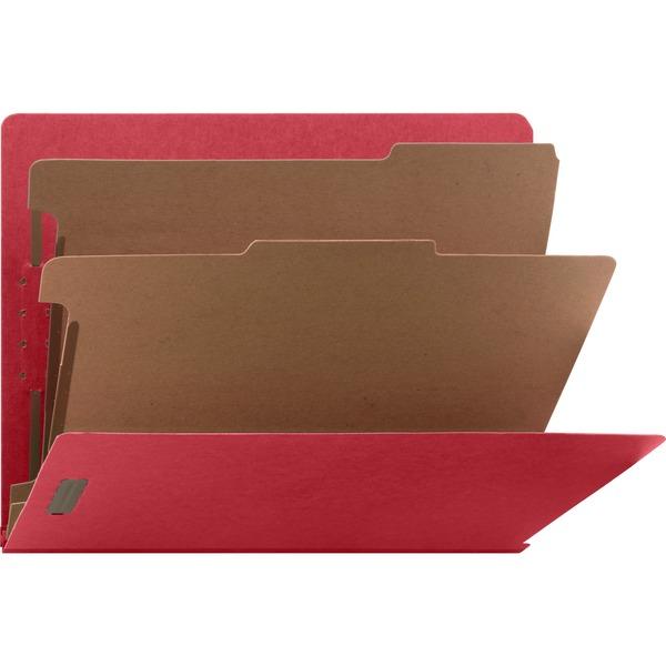 Nature Saver Recycled End Tab Classification Folders - Letter - 8 1/2