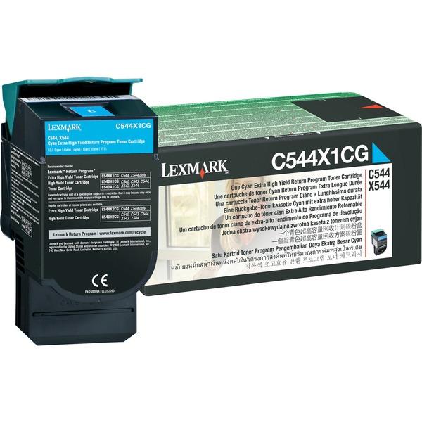 Lexmark Original Toner Cartridge - Laser - 4000 Pages - Cyan - 1 Each