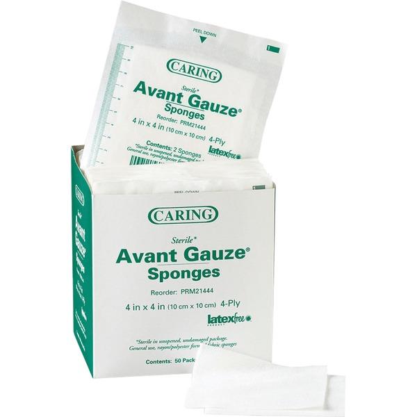 Medline Avant Sterile Gauze Sponges - 4 Ply - 4