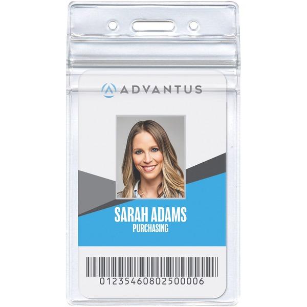 Knowledge Tree | Advantus Corp. Advantus Vertical Resealable Badge ...