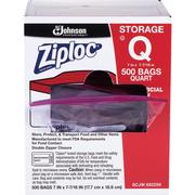 Knowledge Tree  S.c. Johnson + Son Inc Ziploc® Seal Top Quart Storage  Bags - Medium Size - 1 quart - x 1.75 mil (44 Micron) Thickness - Clear -  500/Carton - 500 Per Box - Food