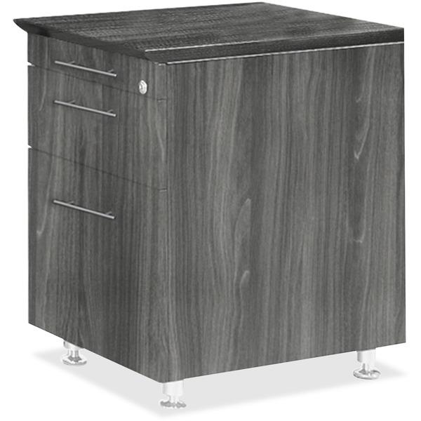 Mayline Medina Series Return Pedestal, P/B/F - 3-Drawer - 18