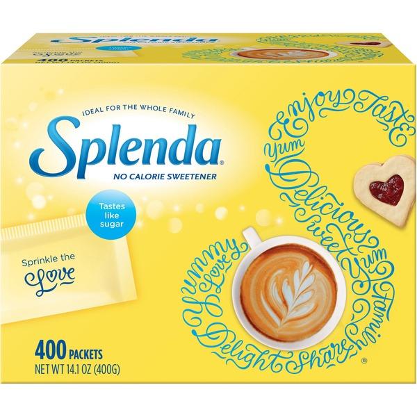 Splenda Single-serve Sweetener Packets - 0 lb (0 oz) - Artificial Sweetener - 400/Box