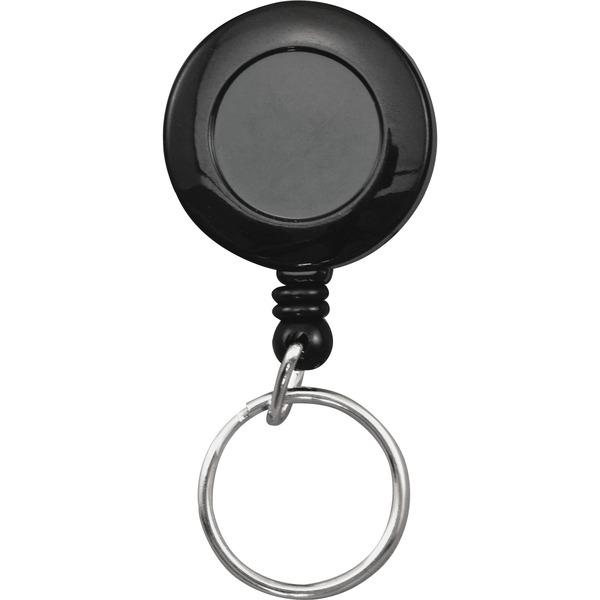 Advantus Clip on Retractable ID Reel with Badge Holder Strap, Black, 2 —  Shop Advantus