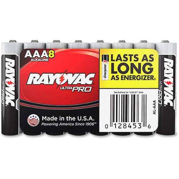 Rayovac Ultra Pro Alkaline AAA Batteries - For Multipurpose - AAA - Alkaline - 96 / Carton