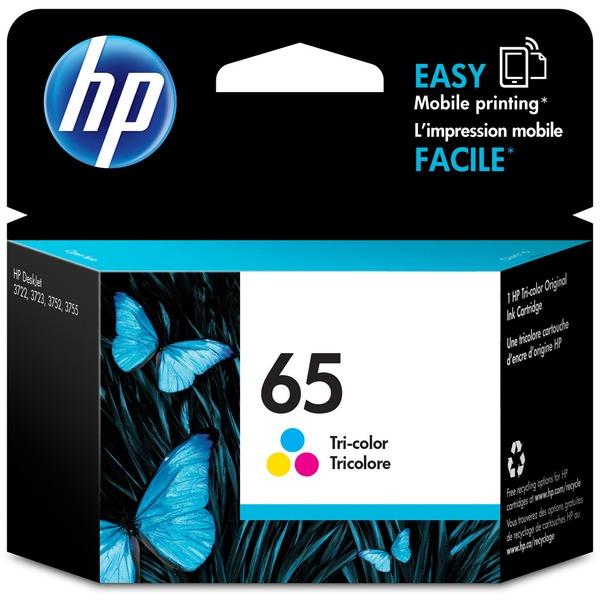 HP 65 (N9K01AN) Original Ink Cartridge - Inkjet - 100 Pages - color - 1 Each