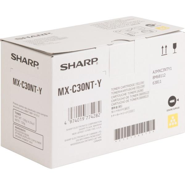 Sharp Toner Cartridge - Yellow - Laser - Standard Yield - 6000 Pages - 1 Each