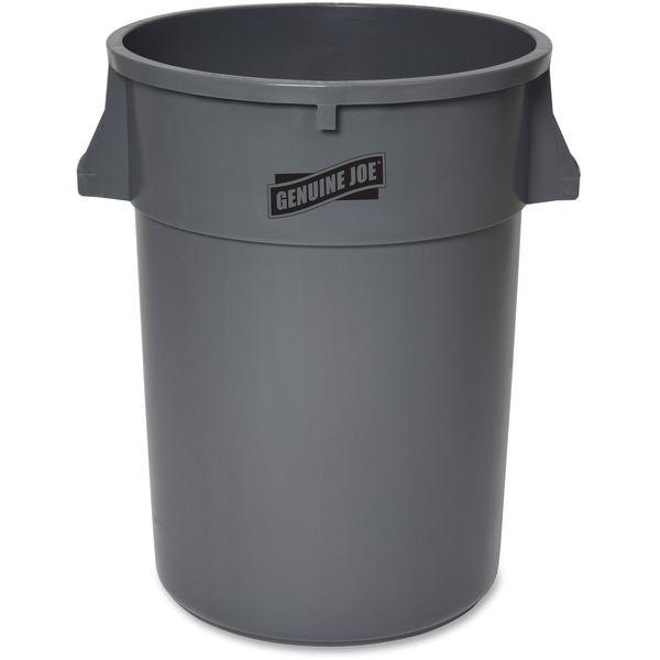 Genuine Joe 44-gal Heavy-duty Trash Container - 44 gal Capacity - 24