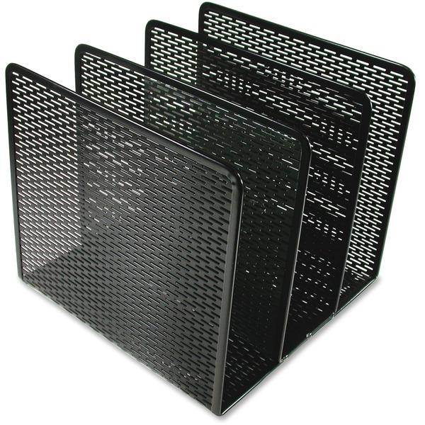 Artistic Urban Collection Punched Metal File Sorter - 3 Compartment(s) - 3