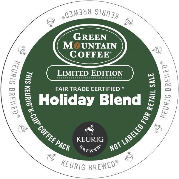 Green Mountain Coffee Roasters® Holiday Blend K-Cup - Regular - Holiday Blend - Medium - 24 K-Cup - 24 / Box