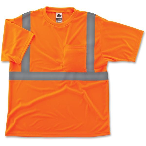 GloWear Class 2 Reflective Orange T-Shirt - Extra Extra Extra Large (XXXL) Size