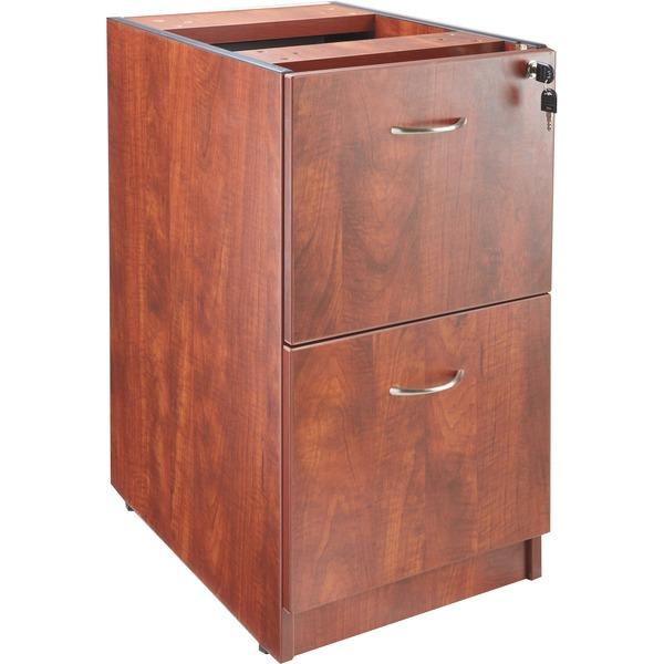 Lorell Essentials Hanging Fixed Pedestal - 2-Drawer - 15.5