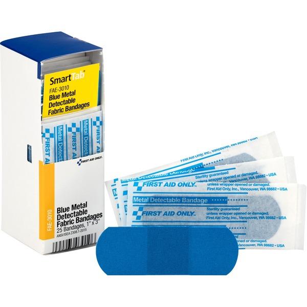 First Aid Only Visible Metal Detectable Bandages - 1