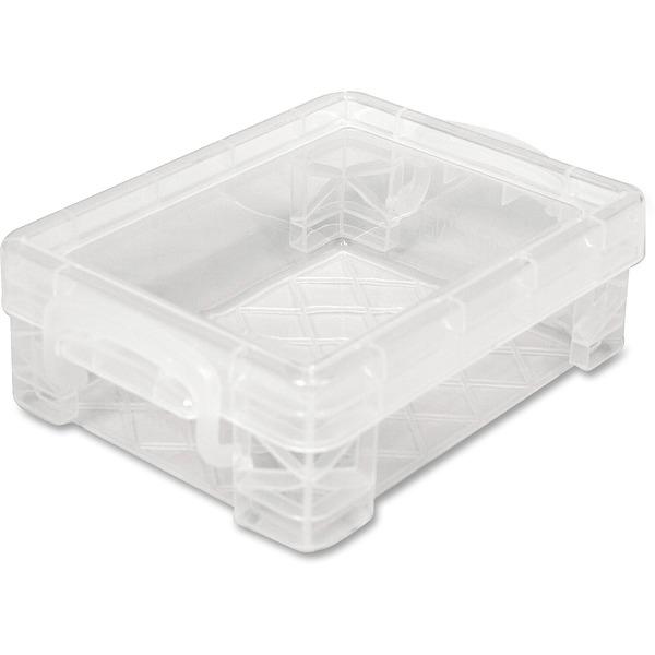 Knowledge Tree  Advantus Corp. Advantus Super Stacker Crayon Box -  External Dimensions: 4.8 Width x 3.5 Depth x 1.6 Height - 24 x Crayon -  Stackable - Plastic - Clear - For Crayon - 1 Each