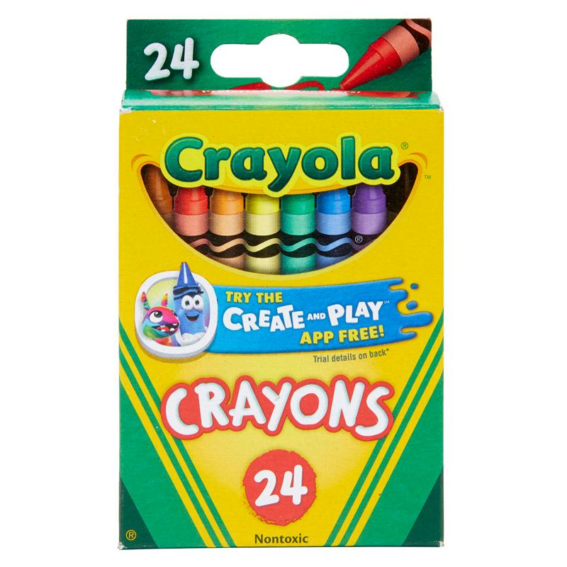 Knowledge Tree | Crayola Binney + Smith Crayons, Regular Size, 24 Count