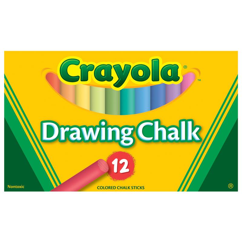 Knowledge Tree  Crayola Binney + Smith Crayola® Colored Drawing Chalk,  12 colors