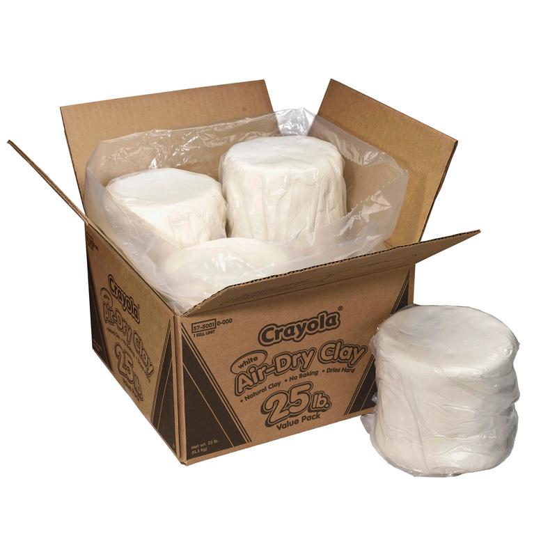 Great Value, Crayola® Air-Dry Clay, White, 25 Lbs by BINNEY & SMITH /  CRAYOLA