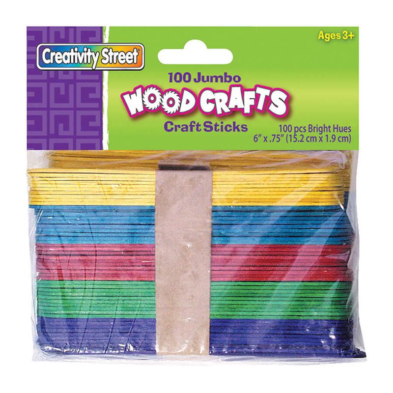 Colored Jumbo Craft Sticks ( 500ct)