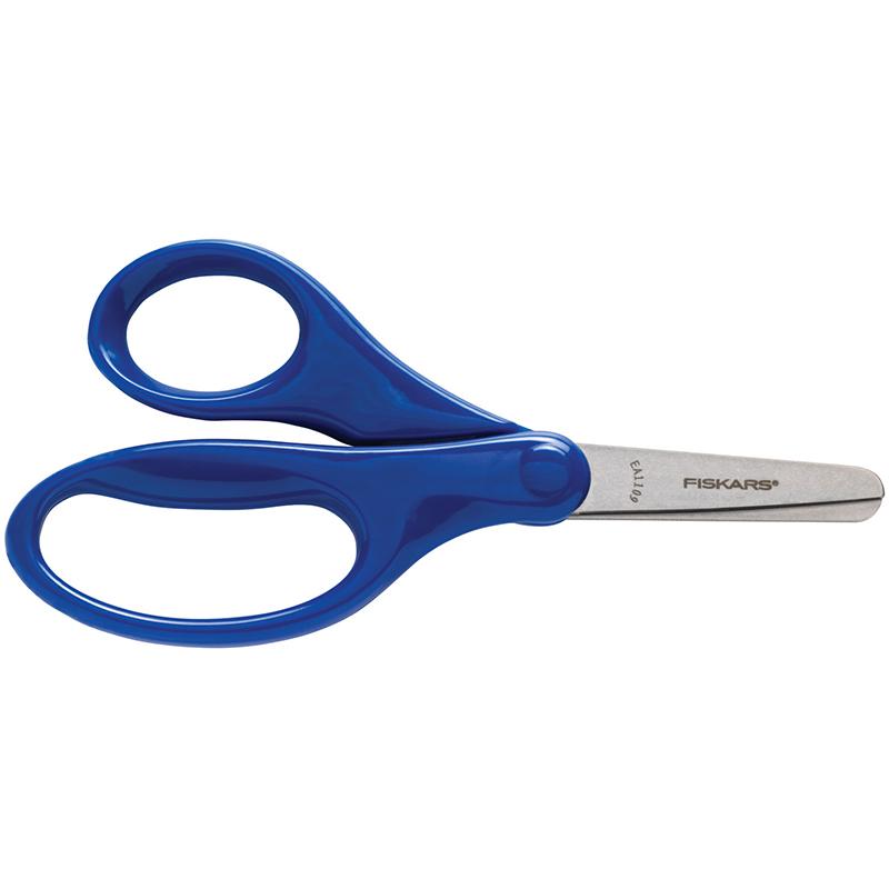 Left Handed Kids Scissors: Blunt Tip Safety Lefty Toddler Child Scissors