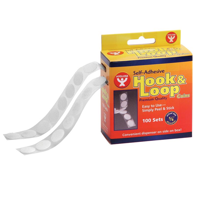 Velcro® Brand Sticky Back 5/8in Circles, White - 75 ct.