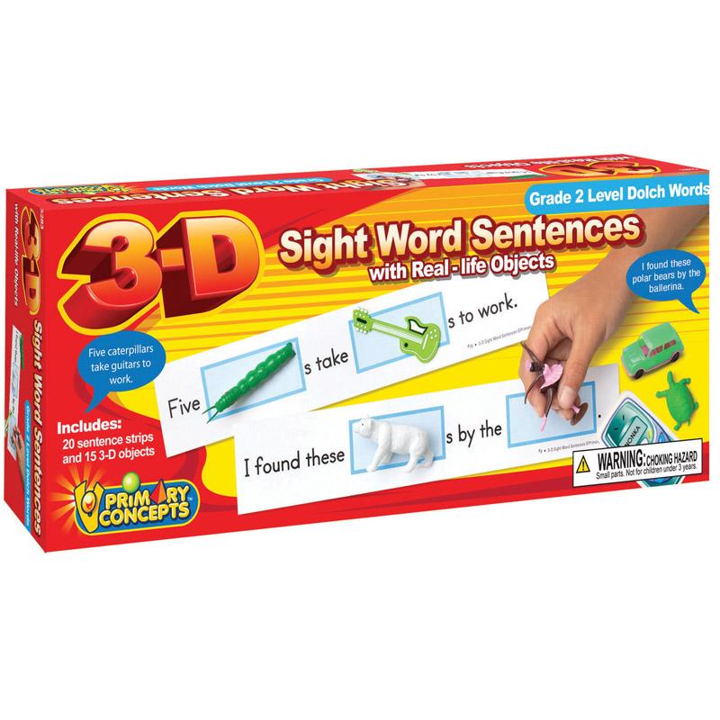 Knowledge Tree Primary Concepts 3 D Sight Word Sentences Grade 2 