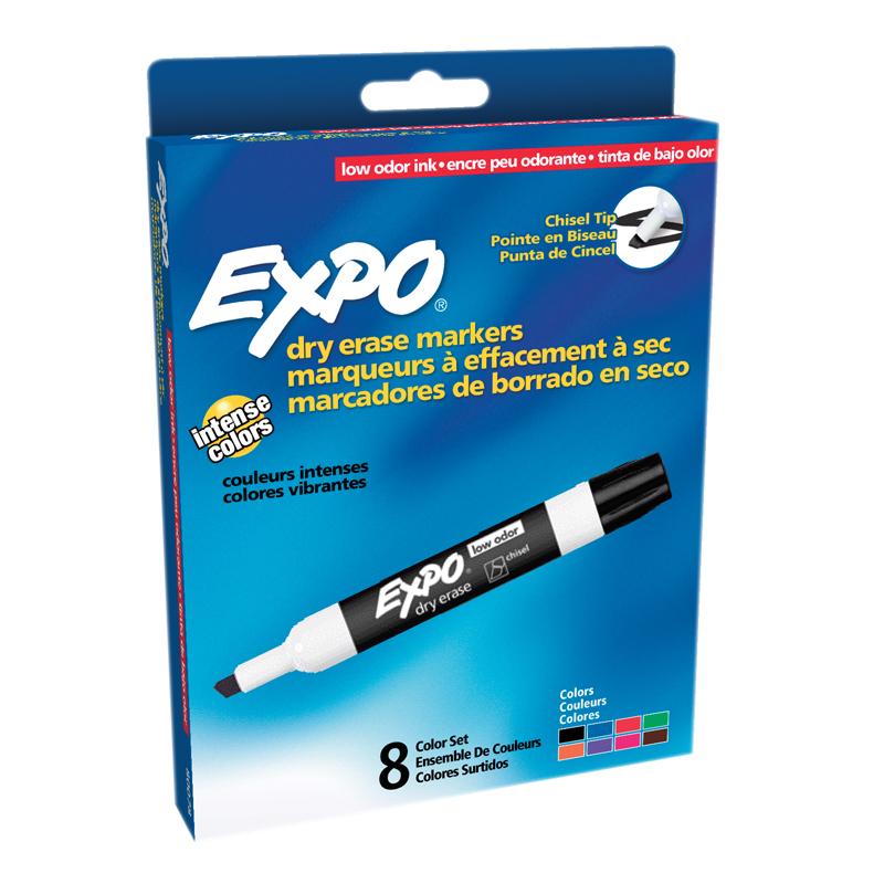 Magnetic Dry Erase Markers (8 Pack) Low Odor White Board Markers