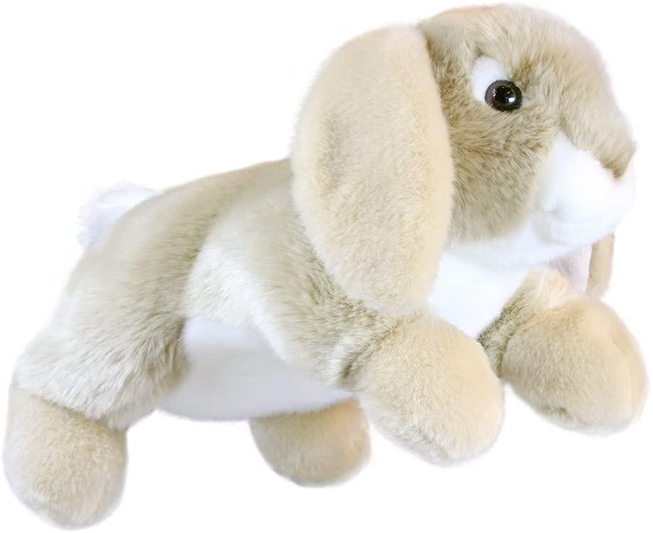 Full Bodied Animal Puppets:  Rabbit (lop-eared - Beige & White)