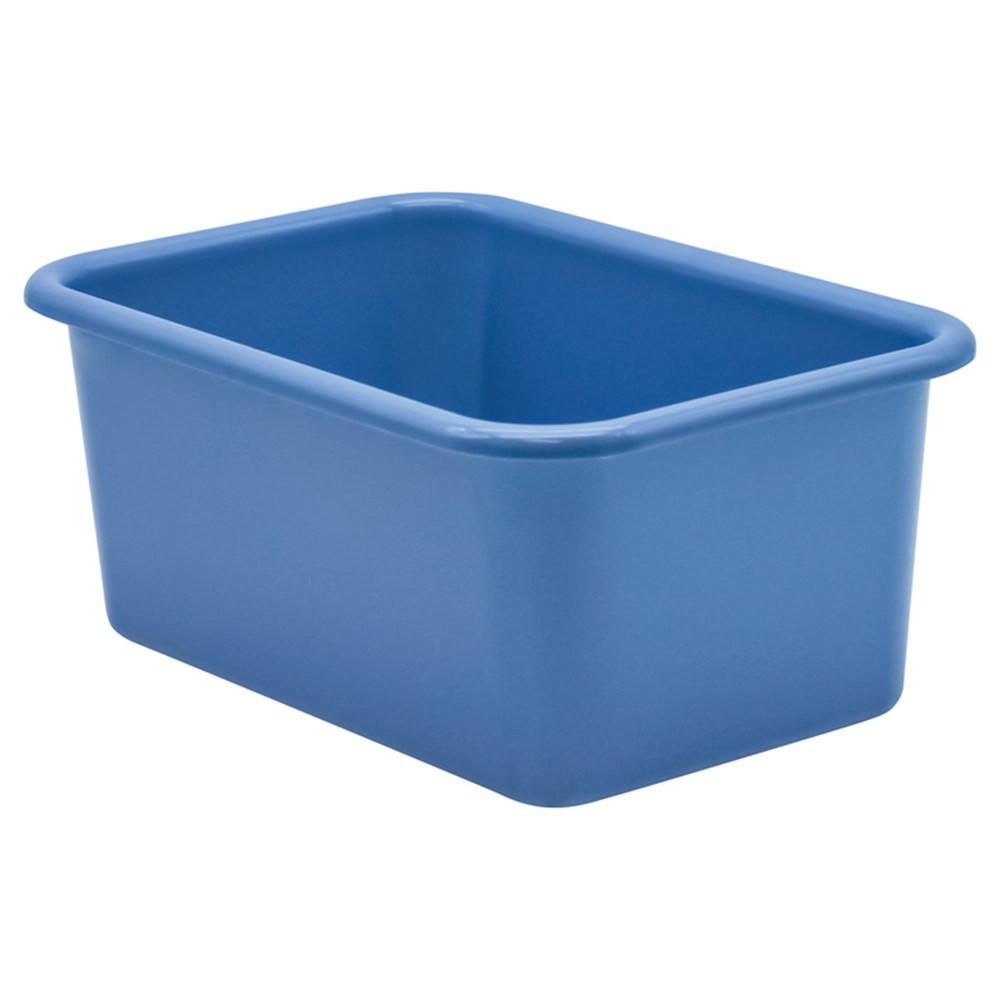 Blue Small Plastic Storage Bin - TCR20393